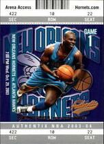 2003 Fleer Authentix #28 Jamal Mashburn