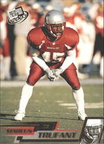 2003 Press Pass Gold Zone #G39 Marcus Trufant