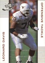 2001 Press Pass SE #34 Leonard Davis