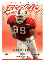 2003 Upper Deck MVP #409 Dewayne White