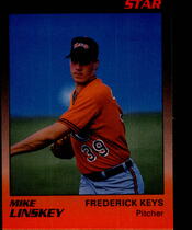 1989 Star Frederick Keys #13 Mike Linskey