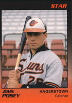 1989 Star Hagerstown Suns #14 John Posey