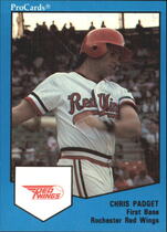 1989 ProCards Rochester Red Wings #1644 Chris Padget