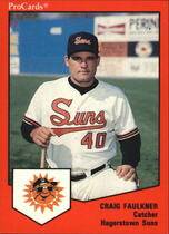 1989 ProCards Hagerstown Suns #266 Craig Faulkner