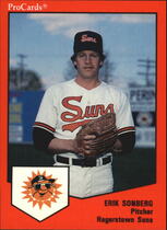 1989 ProCards Hagerstown Suns #267 Erik Sonberg