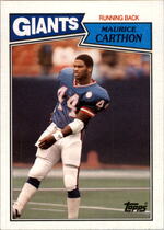 1987 Topps Base Set #12 Maurice Carthon