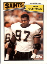 1987 Topps Base Set #282 James Geathers