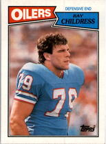 1987 Topps Base Set #314 Ray Childress