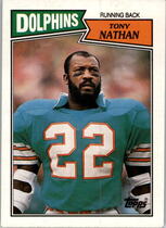 1987 Topps Base Set #235 Tony Nathan