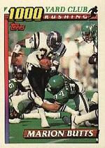 1991 Topps 1000 Yard Club #5 Marion Butts