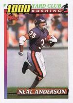 1991 Topps 1000 Yard Club #12 Neal Anderson