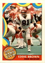 1989 Topps 1000 Yard Club #6 Eddie Brown