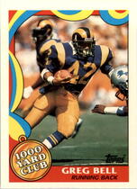 1989 Topps 1000 Yard Club #8 Greg Bell