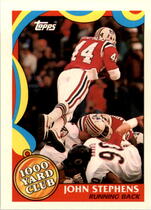 1989 Topps 1000 Yard Club #9 John Stephens