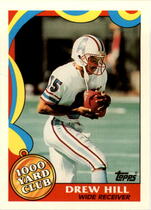 1989 Topps 1000 Yard Club #11 Drew Hill