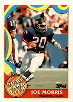 1989 Topps 1000 Yard Club #17 Joe Morris