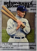 2017 Topps Memorable Moments #MM-19 Ty Cobb