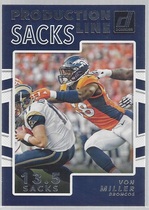 2017 Donruss Production Line Sacks #2 Von Miller