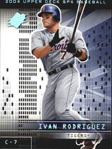 2004 SPx Base Set #93 Ivan Rodriguez