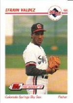 1991 Line Drive AAA #96 Efrain Valdez