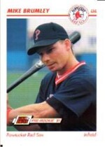 1991 Line Drive AAA #353 Mike Brumley