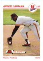 1991 Line Drive AAA #393 Andres Santana