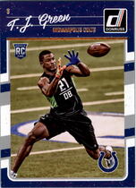 2016 Donruss Base Set #343 T.J. Green