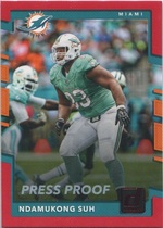 2017 Donruss Press Proof Red #263 Ndamukong Suh