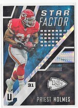 2017 Panini Unparalleled Star Factor #7 Priest Holmes