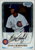 2011 Bowman Chrome Prospects #BCP71 Evan Crawford