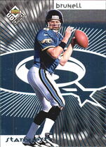 1998 Upper Deck Choice Starquest Blue 1 Star #18 Mark Brunell