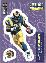 1996 Upper Deck Collectors Choice Update Stick-Ums #S15 Lawrence Phillips