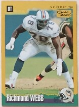 1994 Score Gold Zone #246 Richmond Webb