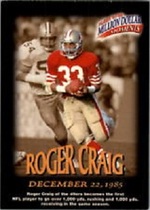 1997 Fleer Million Dollar Moments #31 Roger Craig