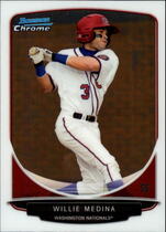 2013 Bowman Chrome Draft Draft Picks #BDPP129 Willie Medina