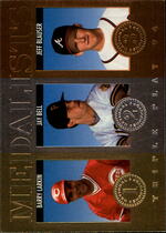 1994 Donruss Triple Play Medalists #8 Bell|Blauser|Larkin