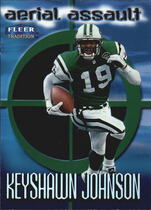 1999 Fleer Tradition Aerial Assault #8AA Keyshawn Johnson