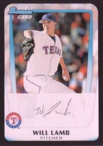 2011 Bowman Draft Prospects #BDPP20 Will Lamb