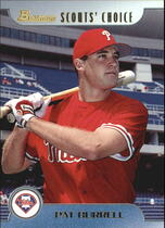 1999 Bowman Scouts Choice #SC3 Pat Burrell