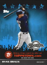 2009 Topps Topps Town Series 2 #TTT30 Ryan Braun
