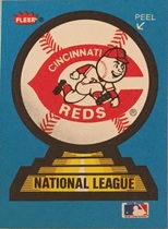 1991 Fleer Team Logo Stickers #NNO Reds