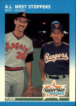 1987 Fleer Glossy #641 AL West Stoppers