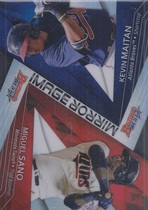 2017 Bowman Best Mirror Image #MI-9 Kevin Maitan|Miguel Sano