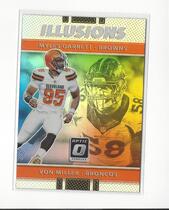 2017 Donruss Optic Illusions #12 Myles Garrett|Von Miller