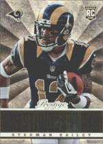 2013 Panini Prestige Prestigious Picks Gold #30 Stedman Bailey
