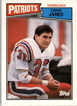 1987 Topps Base Set #98 Craig James