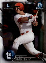 2016 Bowman Chrome Draft #BDC-24 Jeremy Martinez