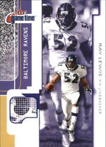 2001 Fleer Game Time #5 Ray Lewis