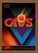 1990 SkyBox Base Set #332 Cleveland Cavaliers