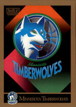 1990 SkyBox Base Set #343 Timberwolves